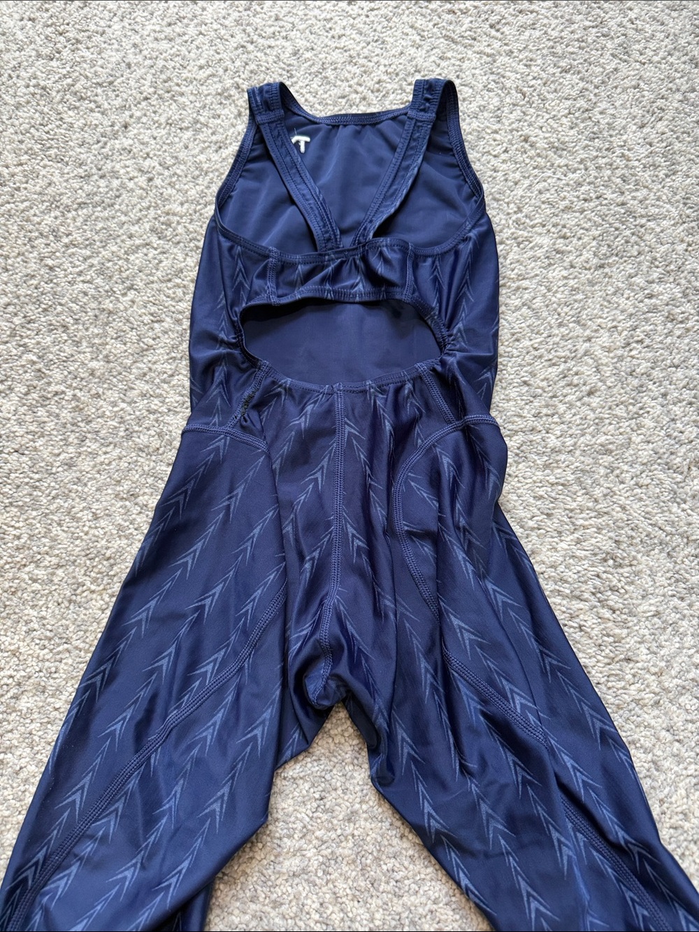 TYR Navy Racing Tech Suit - Picture 2 of 3